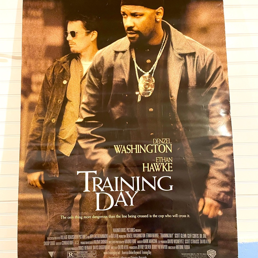 Training Day Original One Sheet
Movie Poster 2001 Denzel
Washington Ethan Hawke